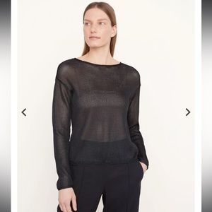 Vince Shiny Pullover Sweater